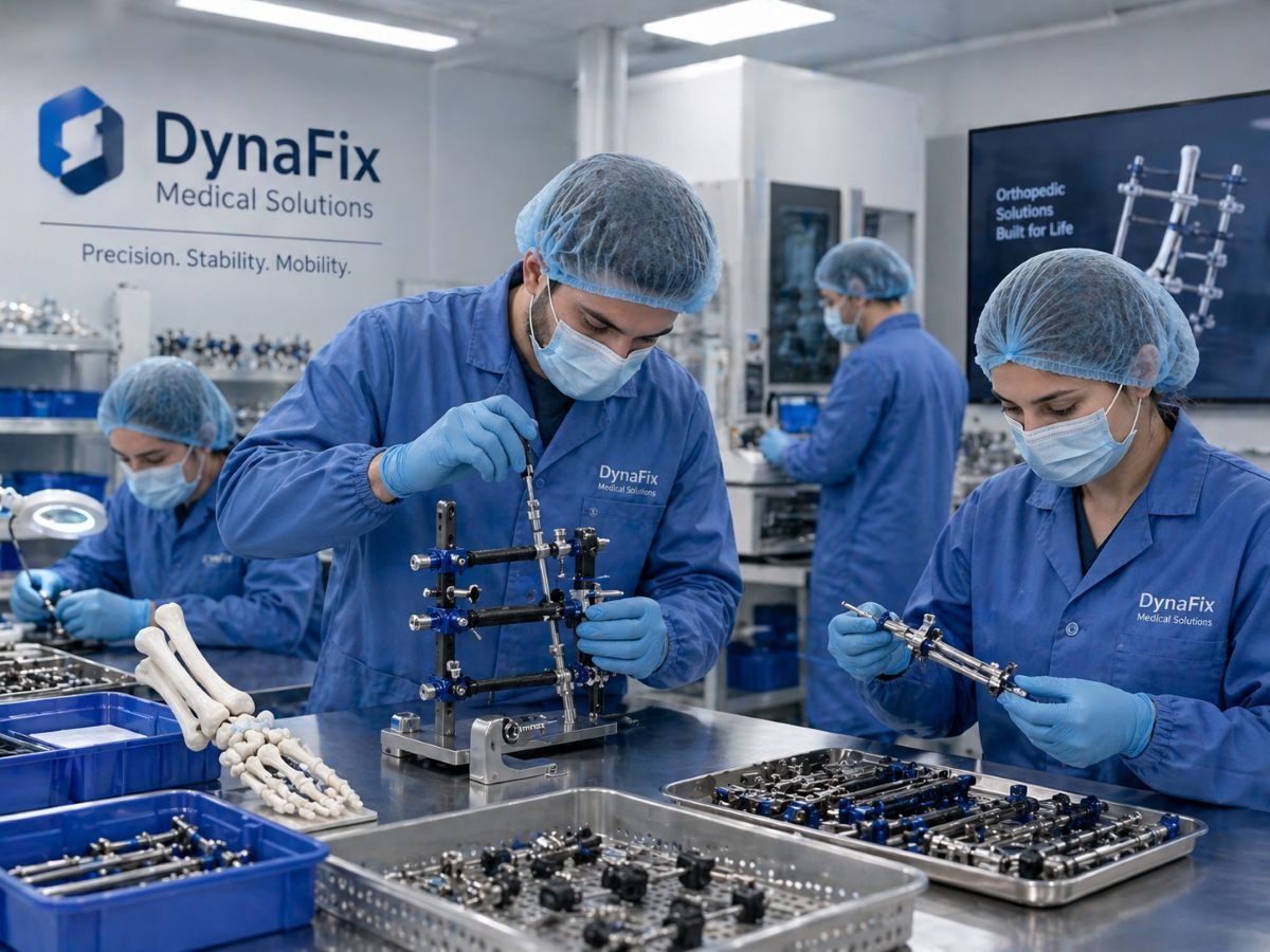 Professional medical manufacturing and assembly team